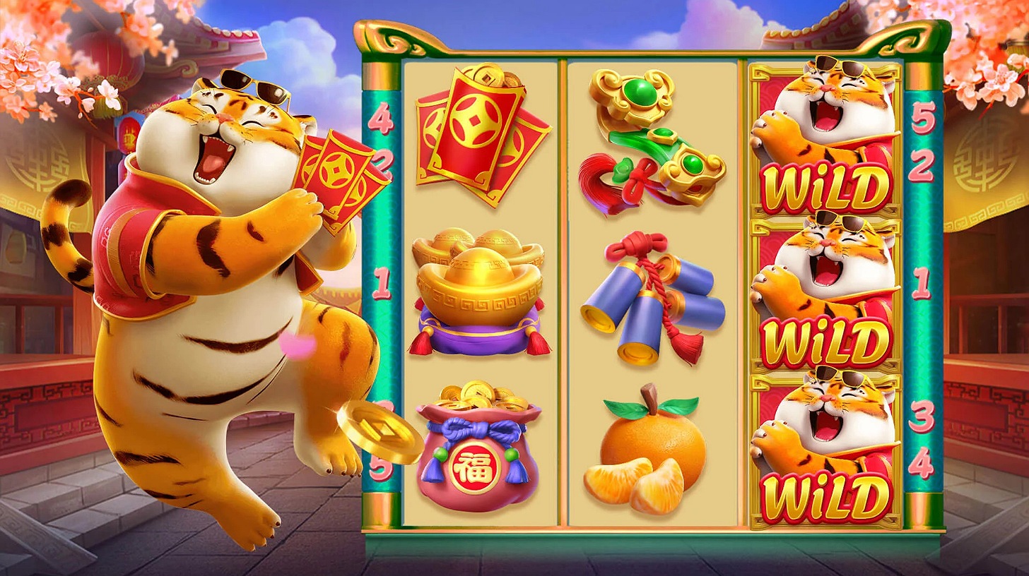 Slot Fortune Tiger no 595.GAMES com Temática de Sorte